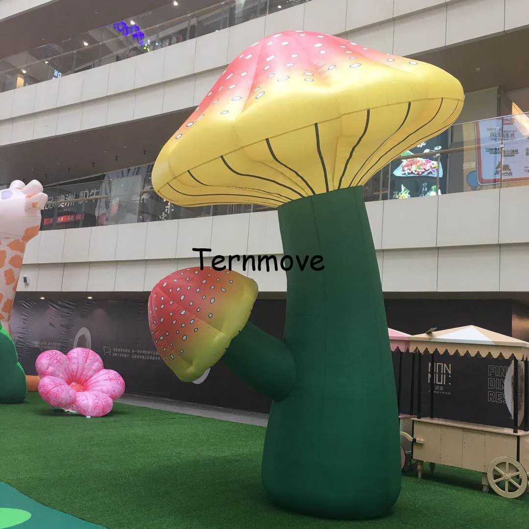 large Led Lighting Inflatable Mushroom Model for Event Decoration Advertising wedding giant inflatable mushroom