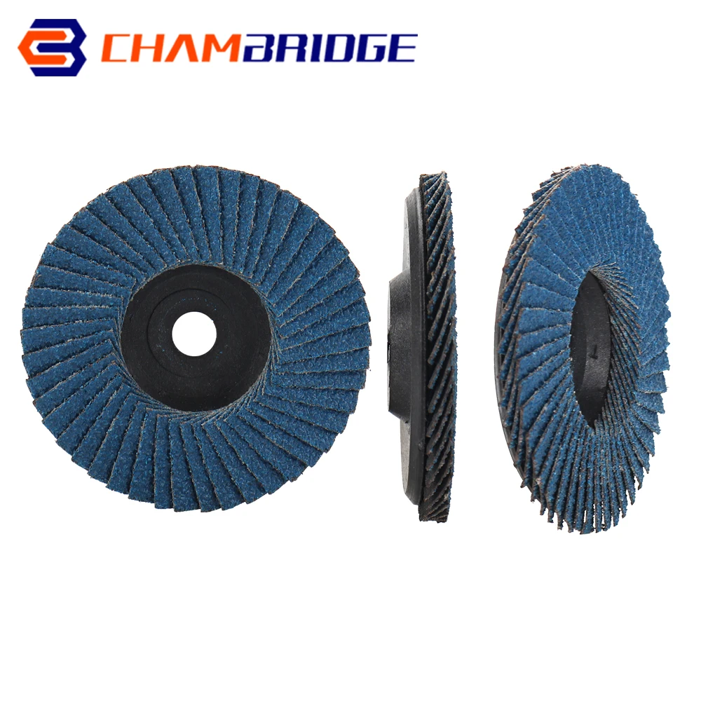 3 Inci Flat Flap Disc Grit 60 Sanding Disc Abrasive Flap Grinding Wheels Blades Wood Cutting untuk Angle Grinder 1/2/5/10/15Pcs