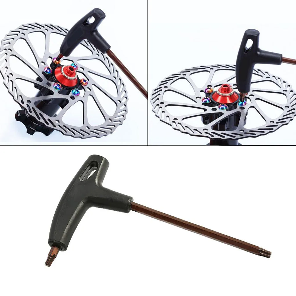 Bike Disc Brake Rotor Screws Wrench Mountain Bicycle Road Cycling L Shaped T25 Torx Key Wrench MTB Bicycle Repair Tool