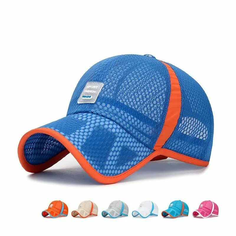 New Children Baseball Caps Baby Girls Sun Hat Visor Boys Snapback Casquette Gorras Kids Summer Breathable Mesh Cap