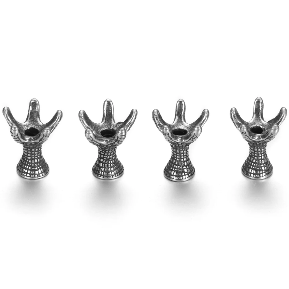 Stainless Steel Spacer Beads 2mm Hole Thalami Sliders Claw Charms for Beaded Bracelet Jewelry Making DIY Accessories
