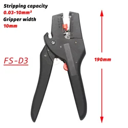 FSE FS-D3 Self-Adjusting Insulation Pliers Wire Stripper 0.03-10mm2 Cutter Cable Scissors Wire Stripper Tool Colors