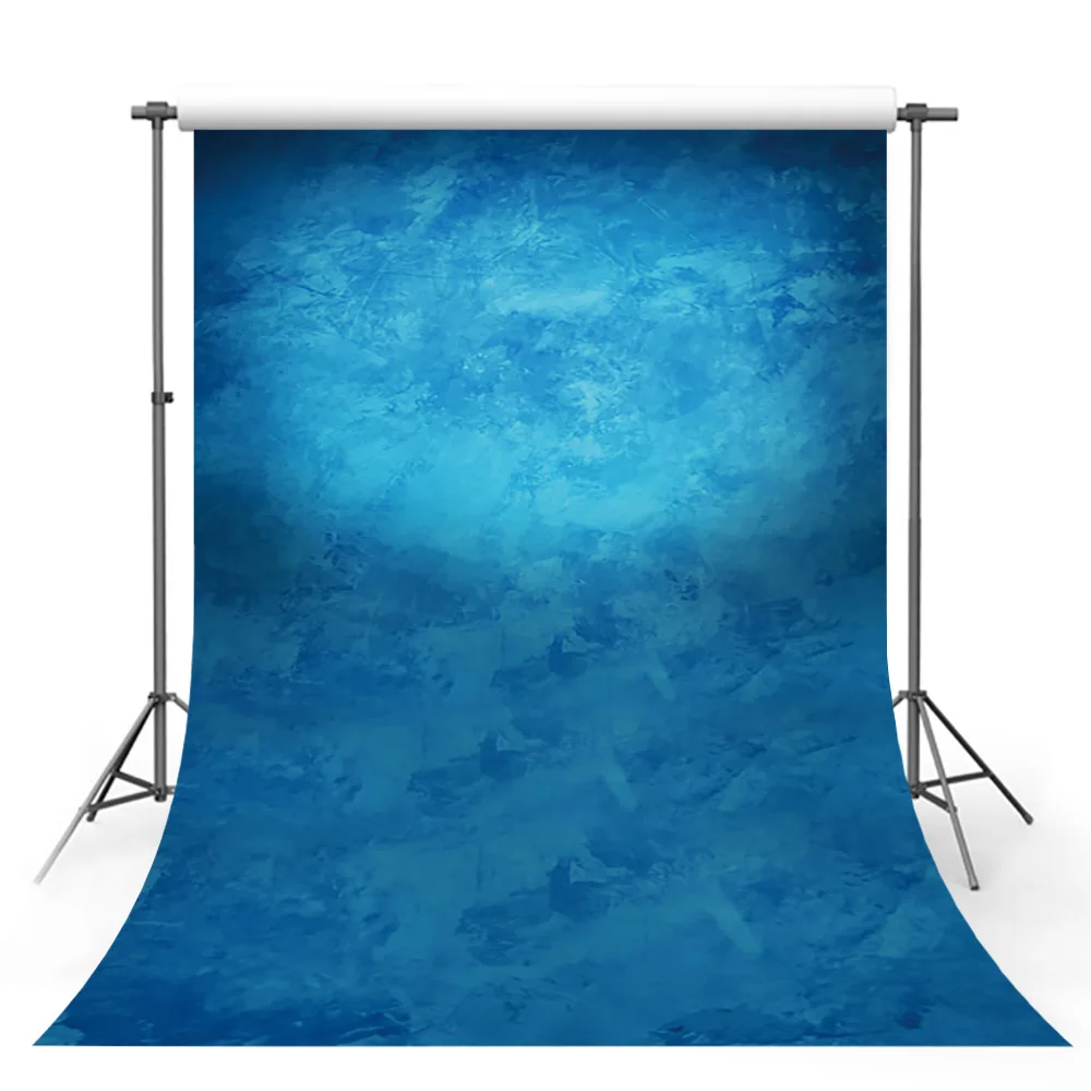 สีฟ้าฉากหลังสีทึบเยาว์ Portrait ช่างภาพพื้นหลังเด็กวันเกิดตกแต่งภาพสตูดิโอ Photozone Props