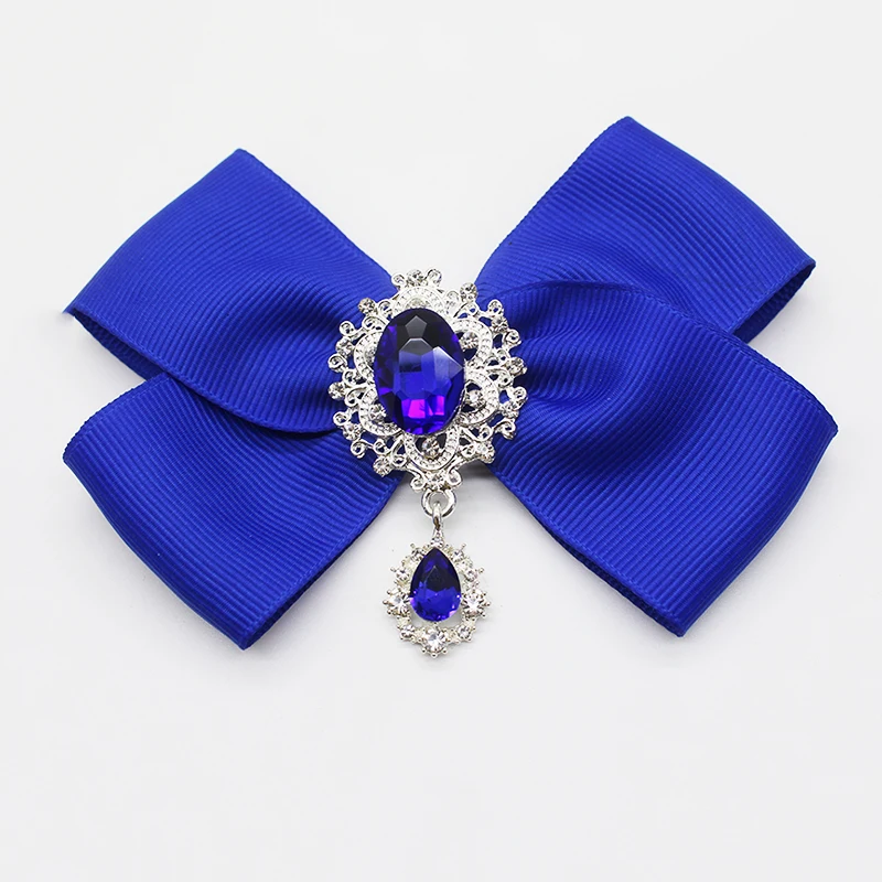 New Brooch Buttons  2Pcs/Lot Metal Alloy Buttons Diy Sewing Accessories Water drop pendant Glass Handwork Decoration