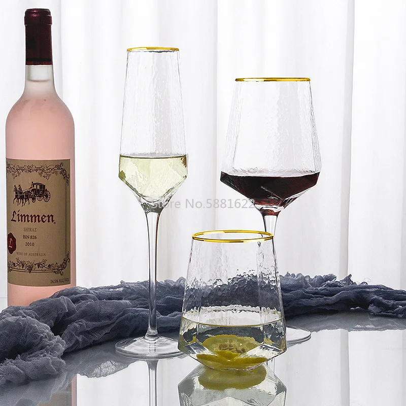 New Phnom Penh  Wine Glass Crystal Glass Goblet Glass Champagne Glass Diamond Glass image 2
