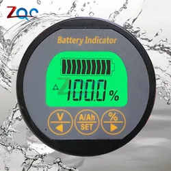 Waterproof Digital Voltage Current Capacity Meter Detector 100V 350A Voltmeter Ammeter with 350A Shunt Battery Monitor Indicator