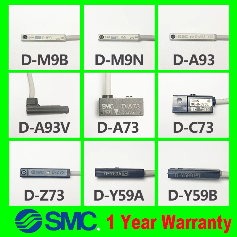 SMC magnes przełącznik trzcinowy do cylindra D-A93 D-Z73 D-Y59A D-Y59B D-A73 D-C73 D-A93V D-A93L D-Z73L D-Y59AL D-Y59BL D-A73L D-M9BL