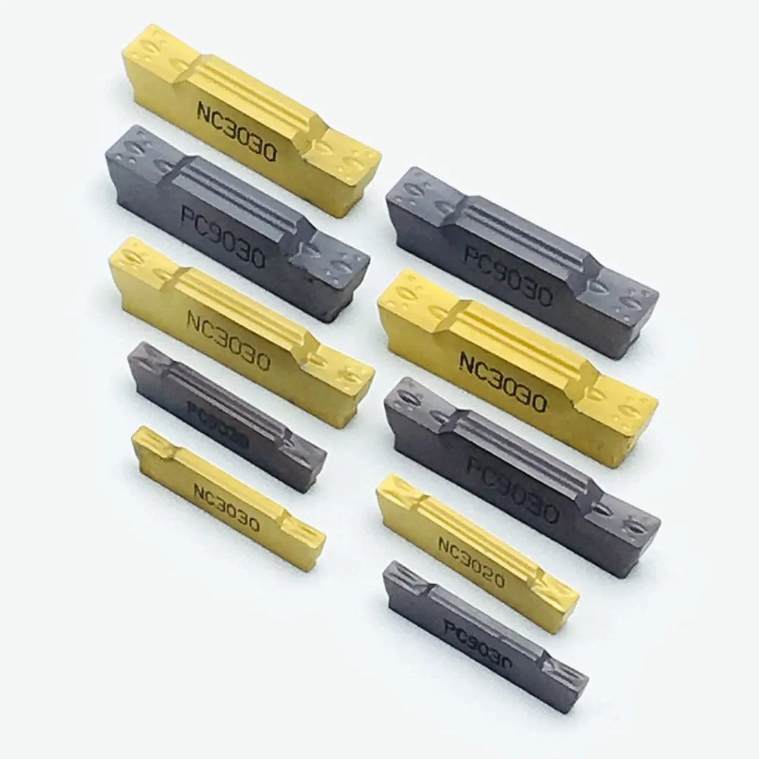 10pcs MGMN150 MGMN200 MGMN300 MGMN400 NC3020 NC3030 PC9030 slotting carbide blade cutting and  slotting tool MGMN 300