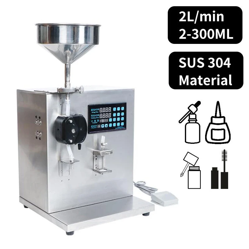 

Professional mascara nail polish filling machine CNC peristaltic pump filling machine semi-automatic liquid filling machine