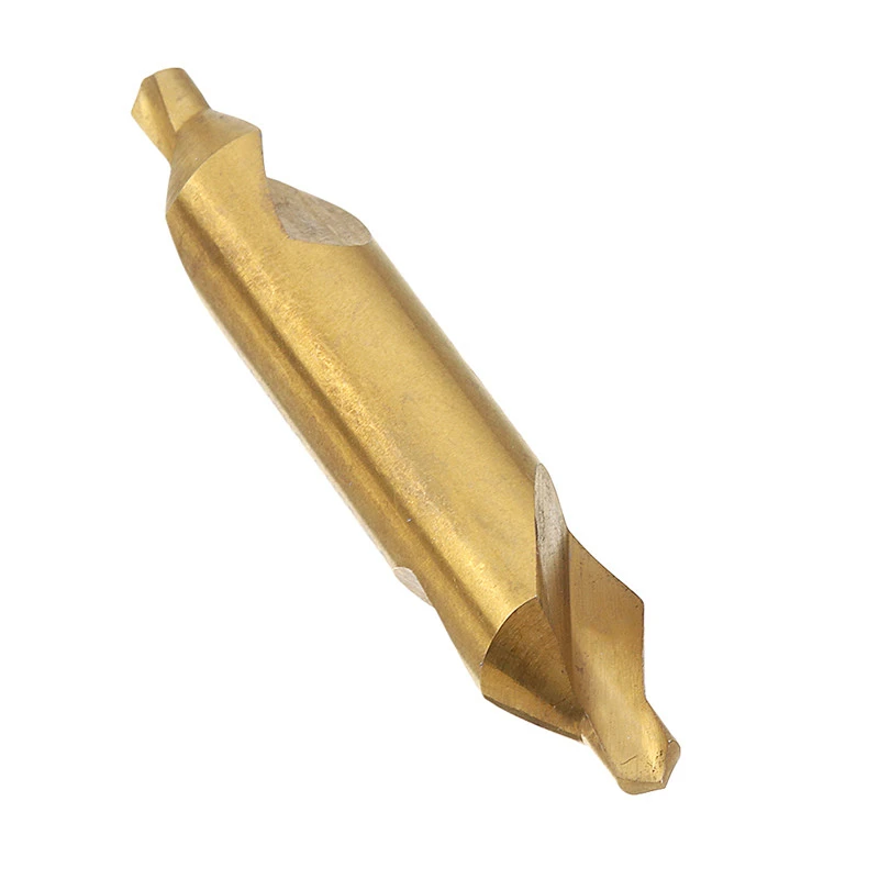 6Pcs/set HSS M35 Cobalt Center Drill Bit 1.5/2/2.5/3/4/5mm Standard 60 Degree Angle Countersink Drill Bit With A Double End