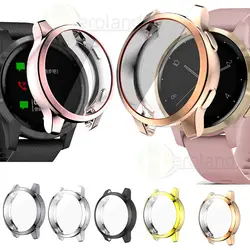 Full Protective Case Cover Shell For Garmin Venu 2 2S SmartWatch protector Accessories For Garmin Vivoactive 4 4S Frame 360 TPU