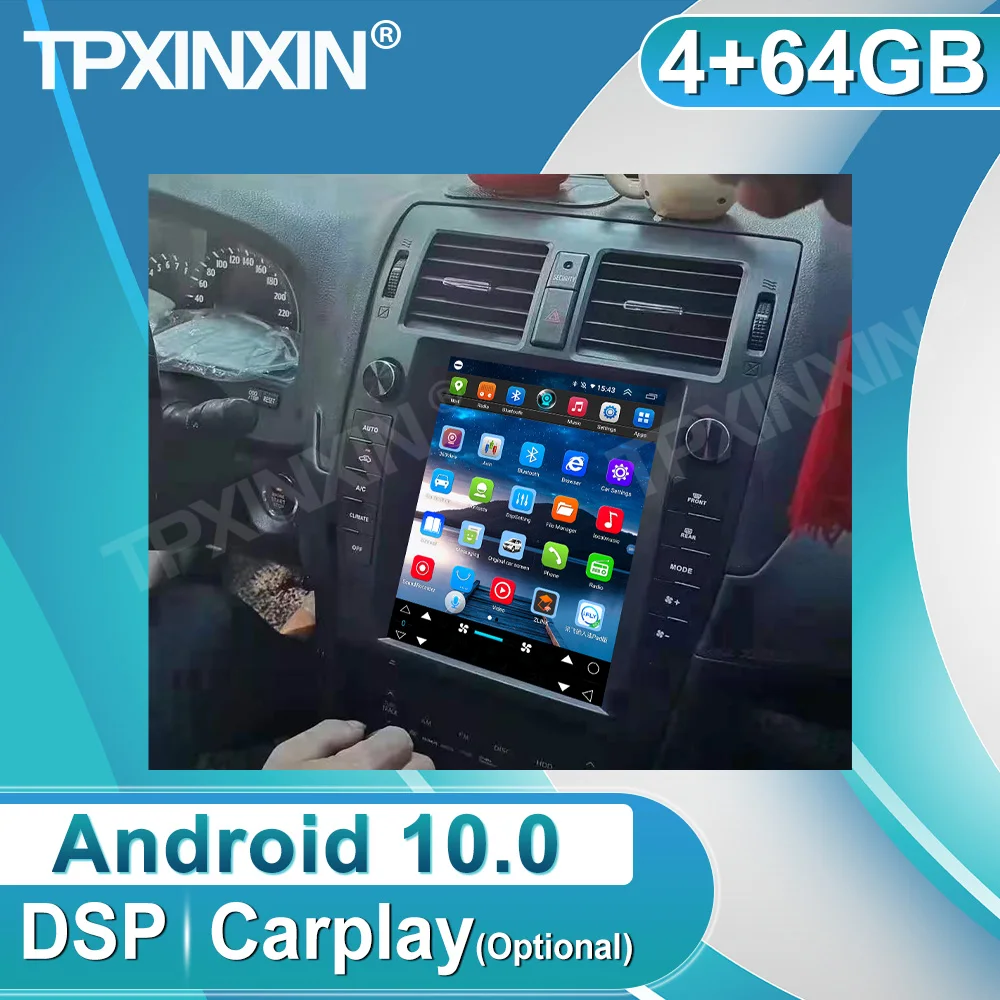 

Android 10 64G 12.1 Inch For Toyota 13th Crown Car Radio IPS Touch Screen GPS Navigation Multimedia Player Buit-in Carplay DSP