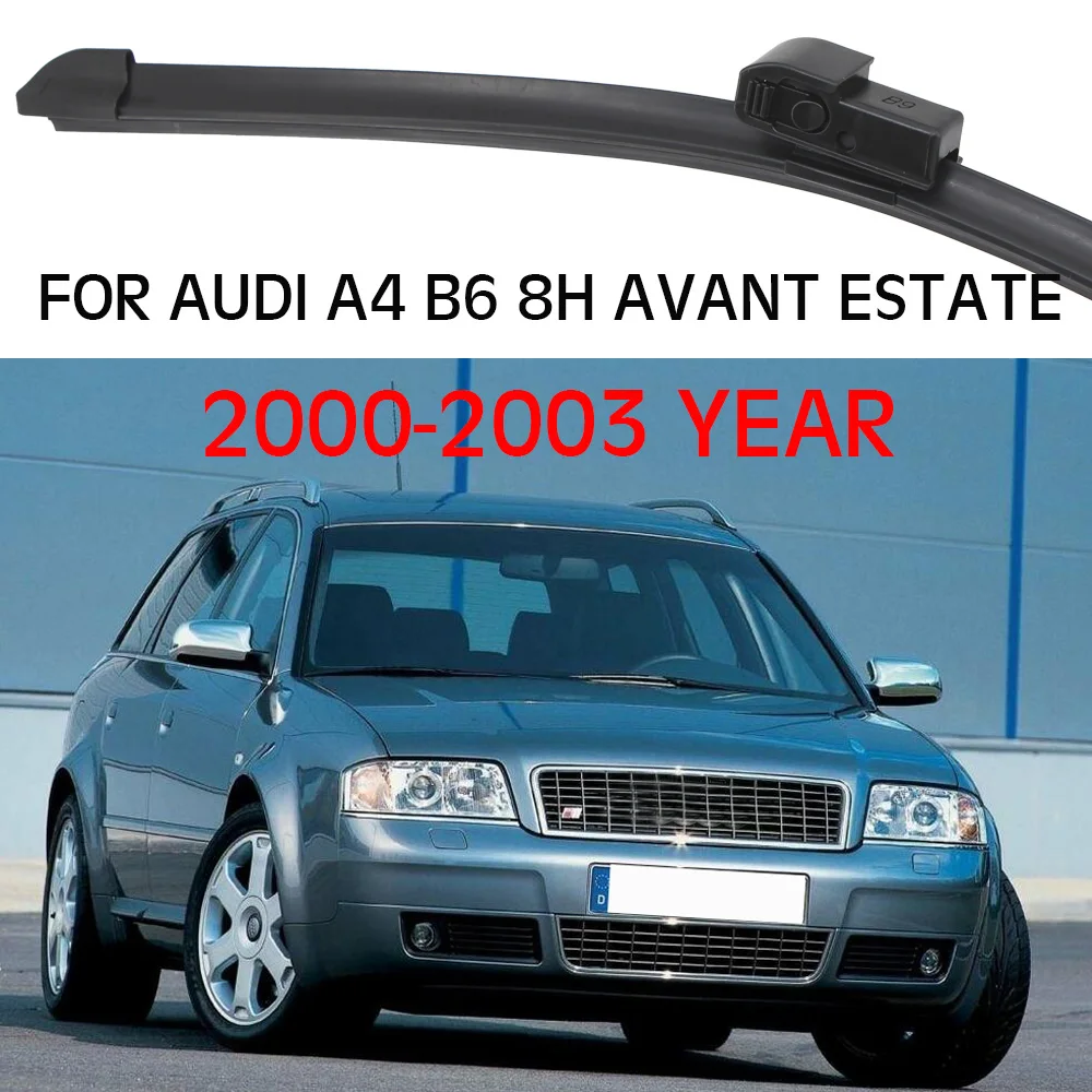 KAWOO Wiper Front Car Wiper Blade For Audi A4 B6 8E/8H October 2000 - Nov. 2003 Windshield Windscreen Window 22\