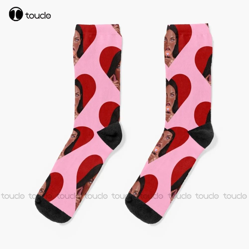 

Jennifer'S Body Heart Socks Funny Socks For Women Unisex Adult Teen Youth Socks Personalized Custom 360° Digital Print