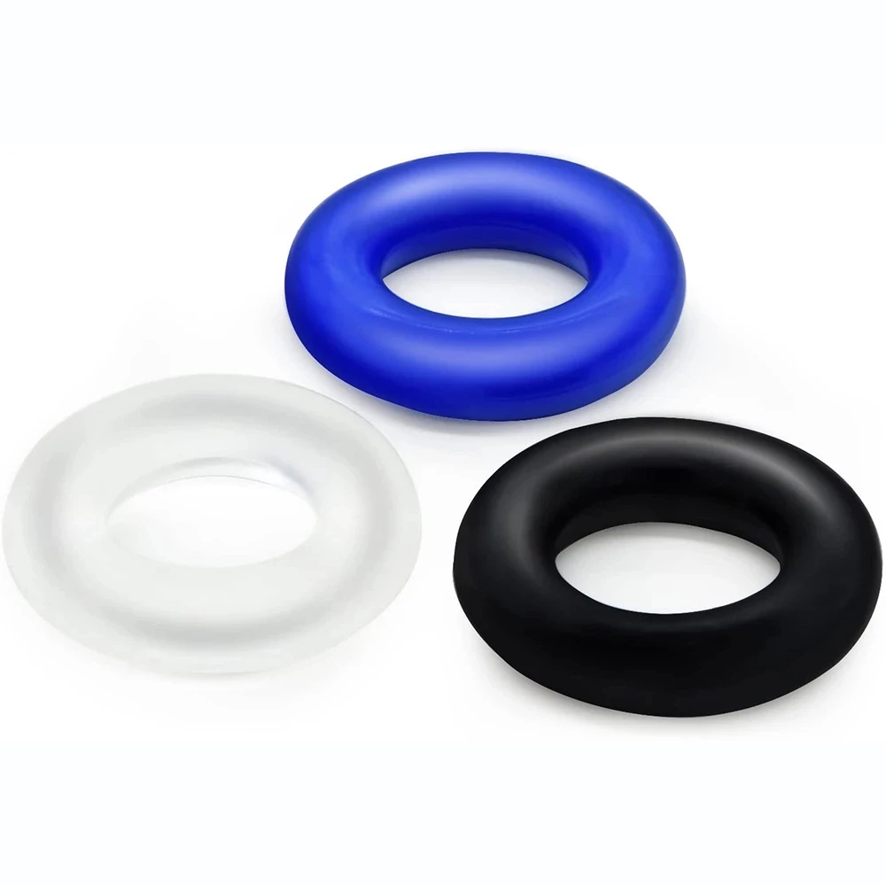 2Pcs/Set Mens Cock Ring Delay Ejaculation Penis Rings Rubber Rings Penis Enlargement Sex Toys For Male Sex Ring Adult Toy 18