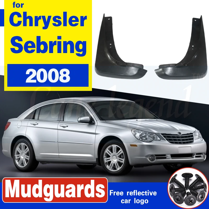 Car Mudflaps For Chrysler Sebring 2008 Mud Flaps Splash Guards Mudguards Mud Flap Car Front wheel Fender Accessories 2pcs