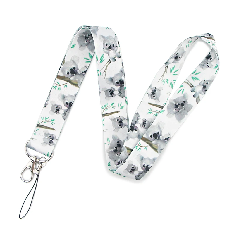 LX112 Animal Keychain Neckband Lanyard USB ID Card Badge Holder Mobile Belt Lanyard  Mobile Phone Accessories