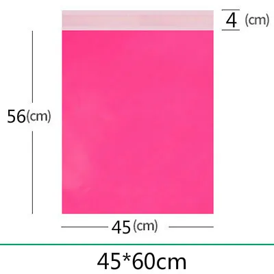 Roze koerierstassen Groot formaat matte opbergzakken Waterdichte tas Zelfsluitend PE-materiaal Envelop Mailer Post Mailing Pack Bags