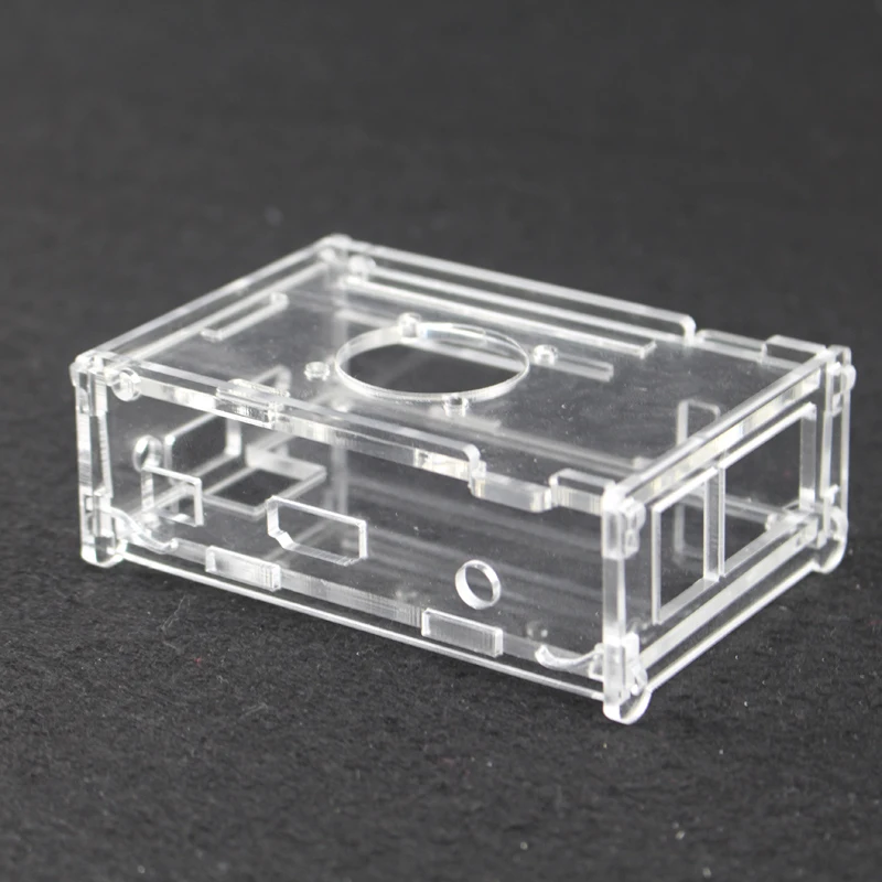 Orange Pi PC-Acrylgehäuse, klare transparente Hülle, optionaler Lüfter-Kühlkörper, kompatibel mit Orange Pi PC Plus