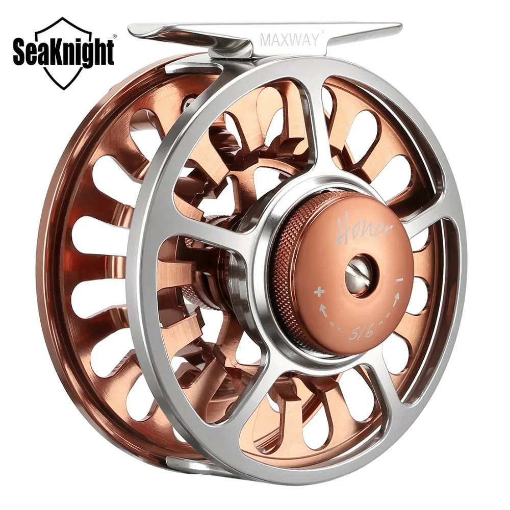 SeaKnight HONOR mulinello da pesca a mosca in alluminio lavorato ruota da pesca in metallo pieno pesca d'acqua dolce in acqua salata 3/4 5/6 7/8 9/10