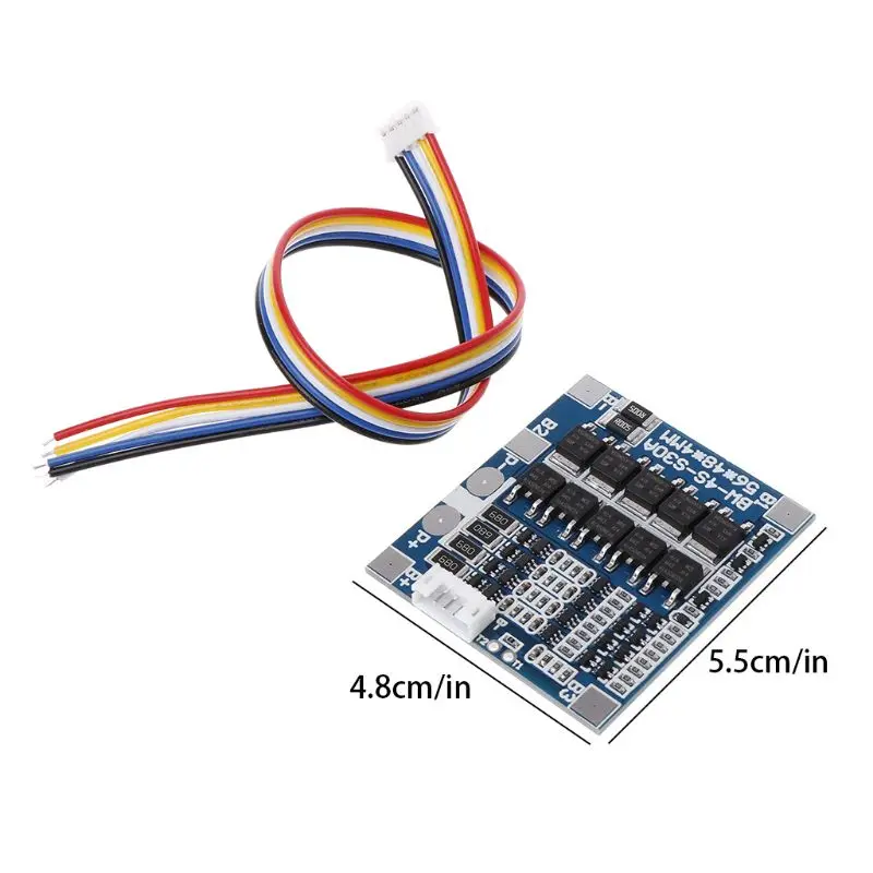 Free Shipping 4S 30A 12.8V w/Balance 3.2V LiFePo4 LiFe 18650 Battery BMS Protection PCB Board Random Delivery