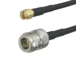 1Pcs RG58 N Female Jack to SMA Male Plug Connector RF Coaxial Jumper Pigtail Cable For Radio Antenna 6inch~50M