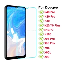 2-1PCS Tempered Glass For Doogee V11 V10 5G  X96 X95 Pro X90 X90L X93 Glass Cover on Doogee N40 N20 Pro N30 N10 Screen Protector