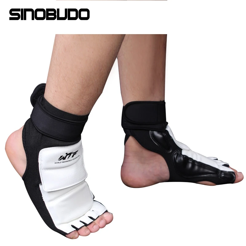 WTF Taekwondo Protect Adult Child taekwondo Foot Protector Ankle Support fighting foot guard Kickboxing boot protect Equipment