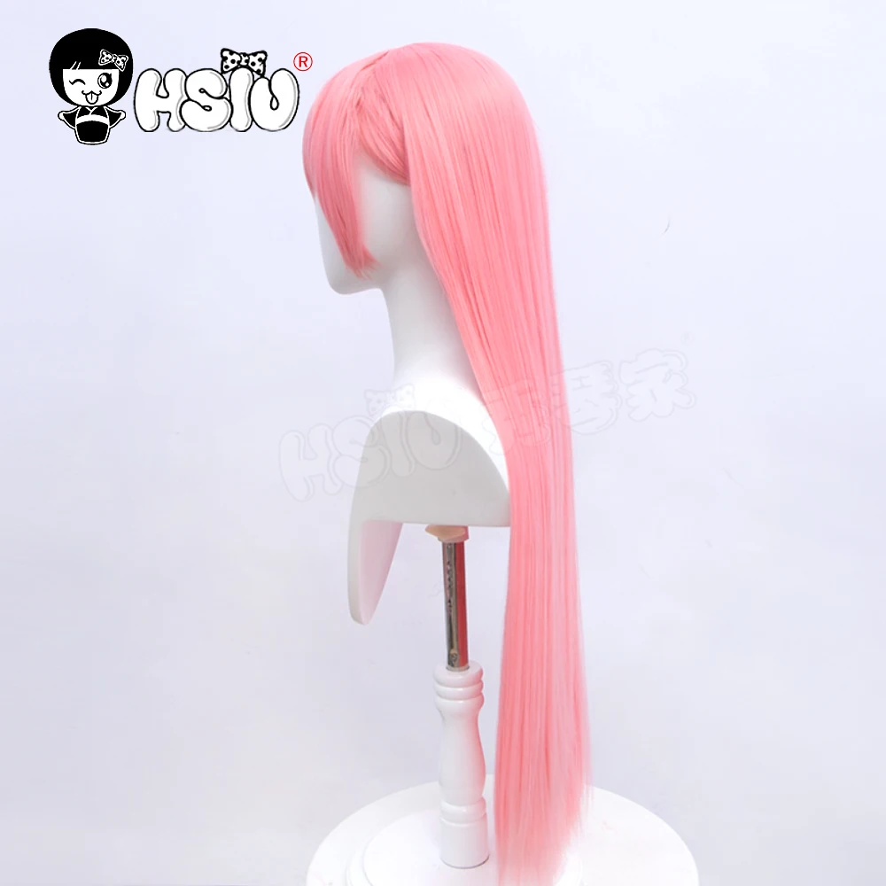 Tsukasa Yuzaki cosplay wig Anime Tonikaku Kawaii Tsukuyomi cosplay HSIU Pink long hair+Free brand wig cap