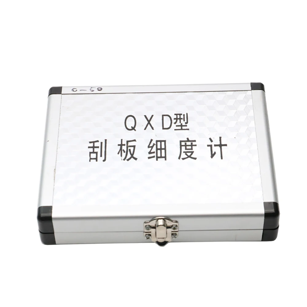 QXD Raschietto In Acciaio Inox Finezza Metro Singola Scanalatura Piastra Finezza Finezza Calibro 25/50/100/150um