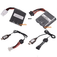XLH/XINLEHONG 9115 9116 S911 S912 9120 RC Car Truck Spare Upgrade 9.6V 800mAh Li-ion Battery 16500 /USB charger for toys Car