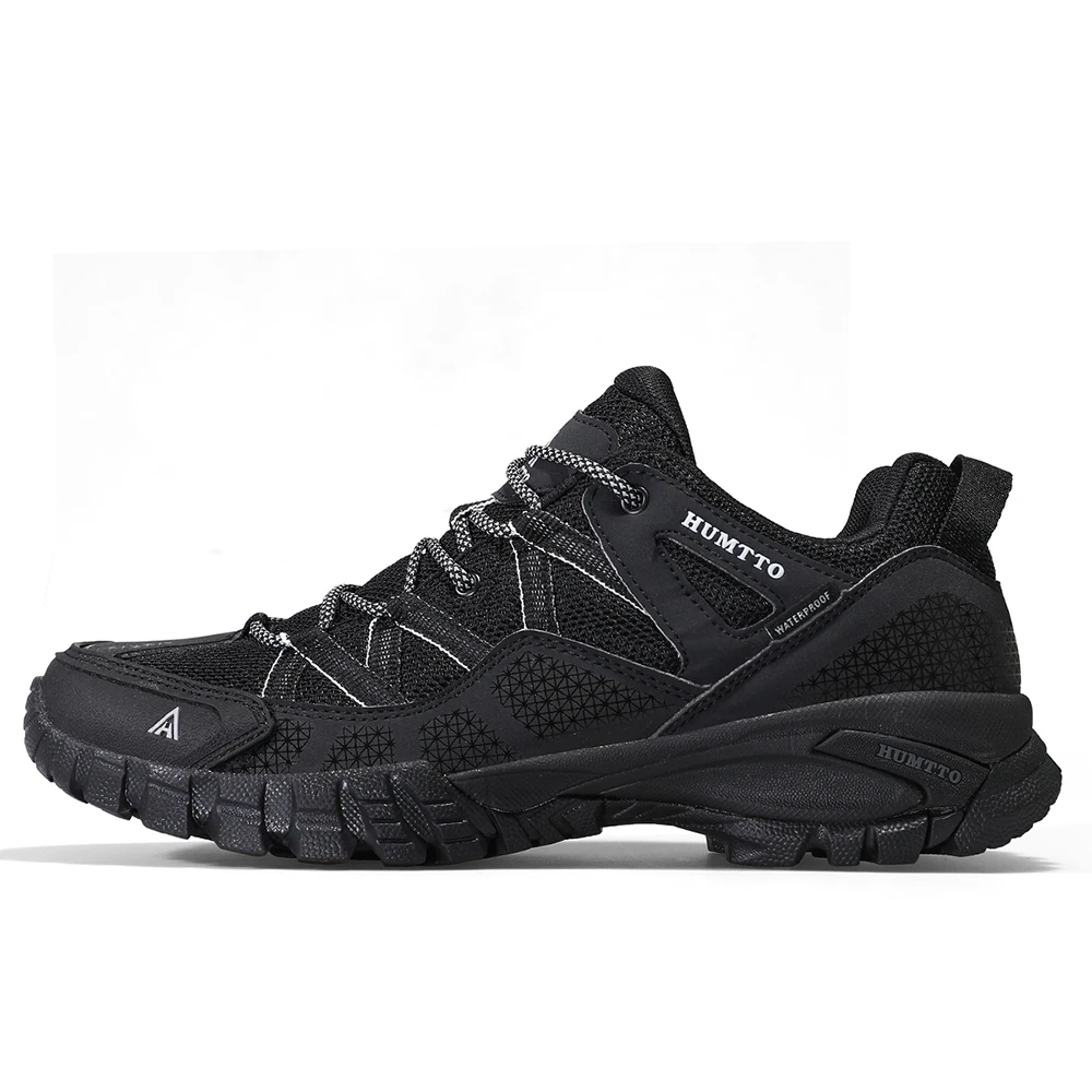 Humtto 2021 New Arrival Hiking Shoes Wear-resistant Outdoor Sport Men Shoes Lace-Up Mens Climbing Trekking Sneakers Summer Man