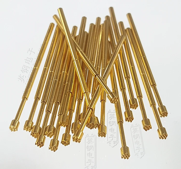 PA100-H3 Huarong Probe 1.8MM Plum Nine Claw Test Needle 100MIL Full Gold Plated Spring Probe