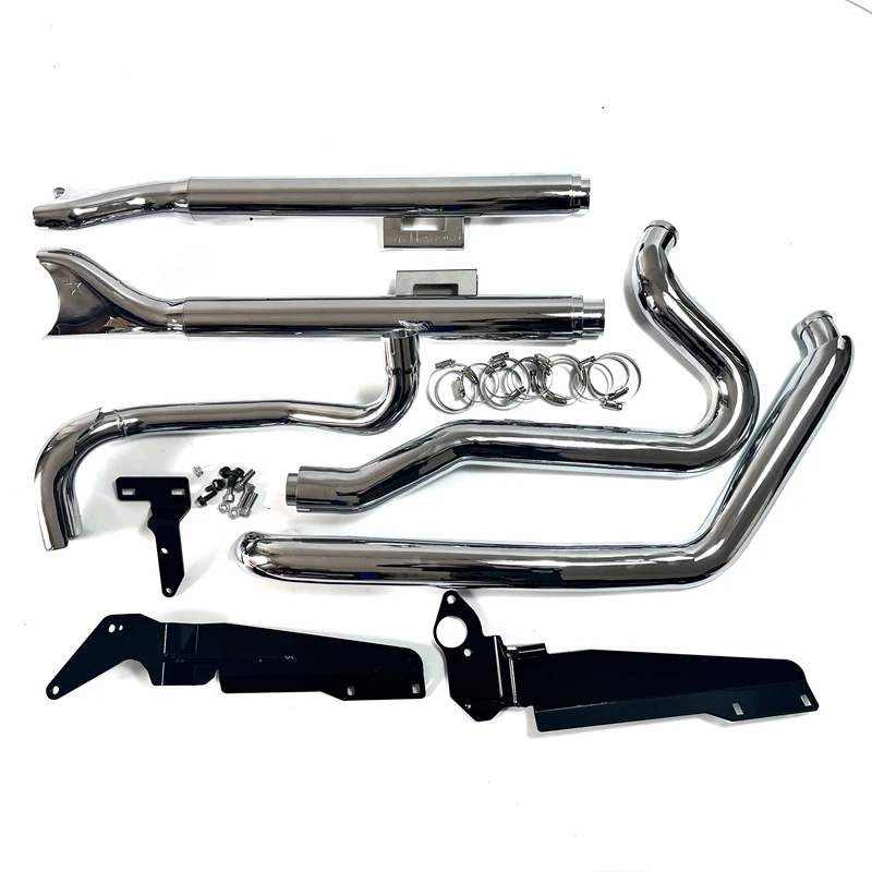 

Выхлопная труба мотоцикла для Harley Breakout Street Bob Softtail SLIM 2018-2021, новая выхлопная труба Fishtail