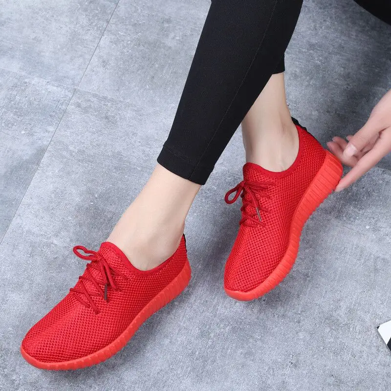 High Quality Running Shoes tn Women Lace-up Sneakers Breathable Air Mesh Women Fitness Sports Shoes Athletic Shoes Zapatillas