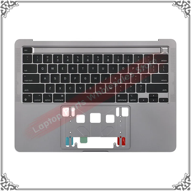 New A2338 Topcase With US Keyboard For Macbook Pro 13.3'' A2338 Top case Palmrest With US Keyboard backlight 2020 Year Grey