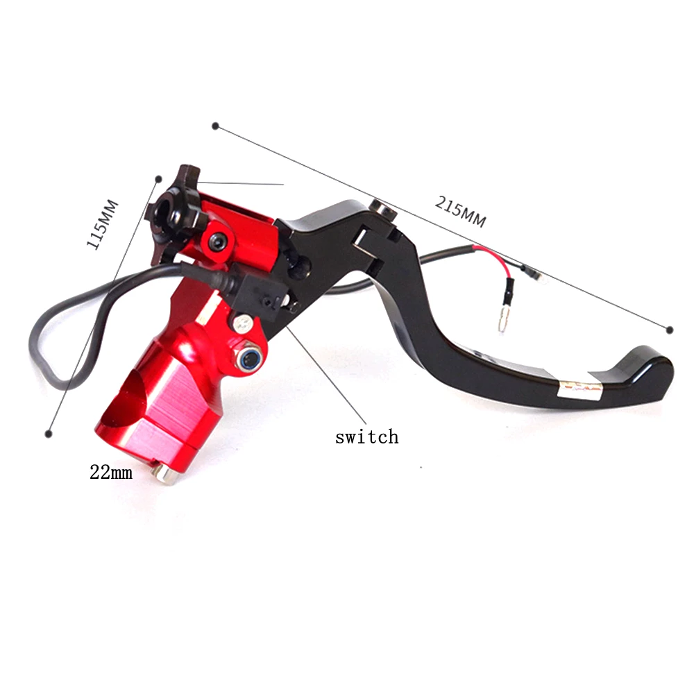 With Logo 7/8" 22mm Motorcycle Hard Anodizing Clutch Lever Cable Clutch Handle For Motorbike Street Sport Bike Scooter Bike ATV - Image 2