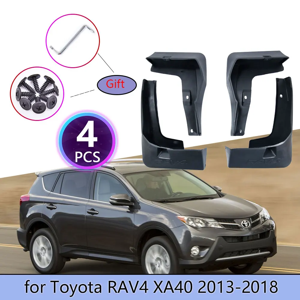 

Брызговики для Toyota RAV4 R AV4 RAV 4 XA40 40 2013 2014 2015 2016 2017 2018 облицовка Брызговики аксессуары