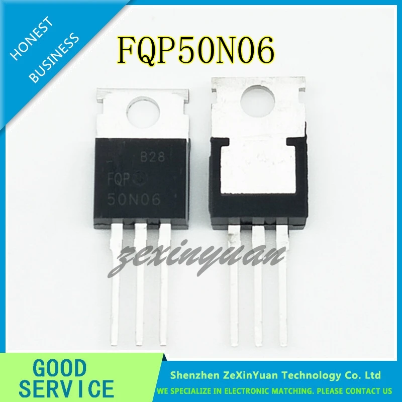 50 шт. 100 шт. FQP50N06 50N06 SFP50N06 TO-220 60В n-канальный MOSFET