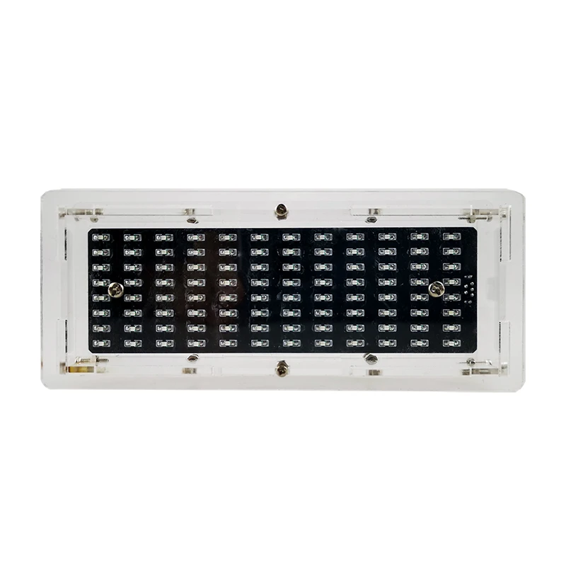 Single Chip Microcomputer LED Music Spectrum Kit Glare 12-way Patch Welding Assembly Fun DIY Production Parts