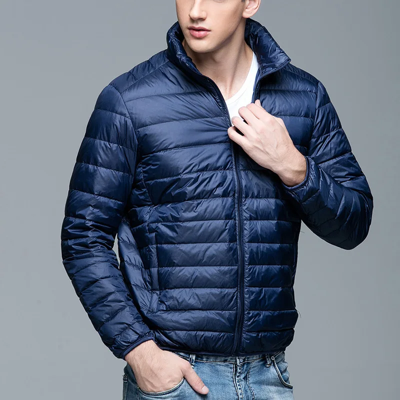 MRMT-chaquetas de plumas ligeras para hombre, abrigo de cuello corto, ropa de otoño e invierno, novedad de 2024