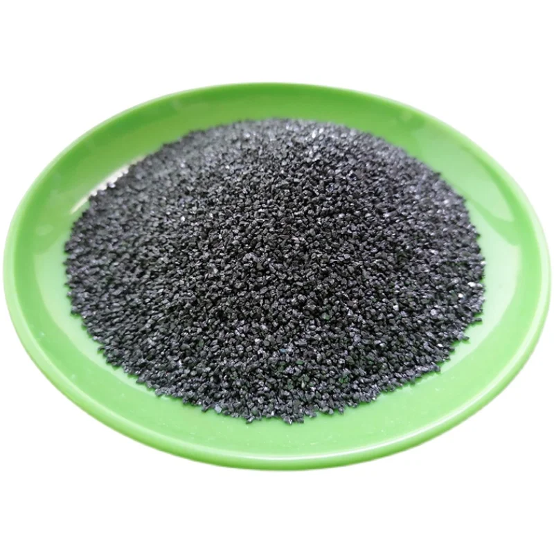 1kg Black emery carborundum abrasive sand blasting derusting polishing sand blasting machine sand material stone carving