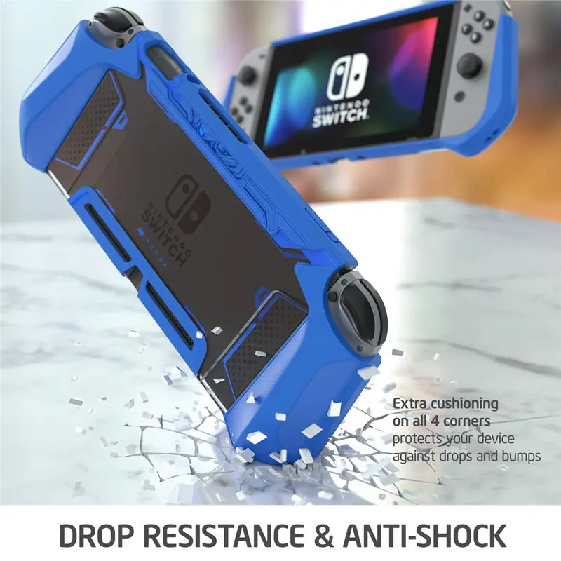 Dockable Fall Für Nintendo Schalter Mumba Klinge Serie TPU Grip Abdeckung Kompatibel mit Nintendo Schalter Konsole & Joy-Con controller