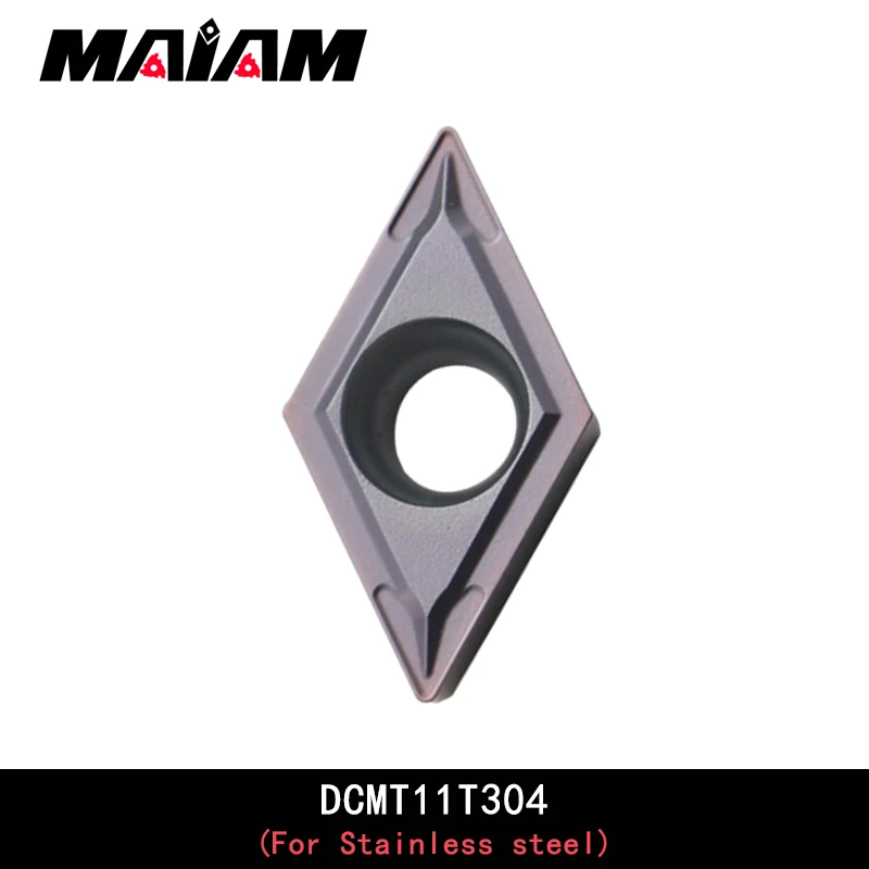 DCMT Rhombus turning tool DCMT11T3 DCMT11T304 DCMT11T308 insert sduc sducr sducr11 carbide turning tool rod insert k11 dcmt11