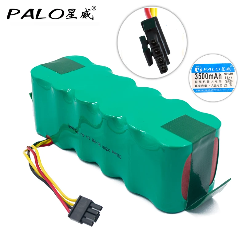 

Palo 14.4V 3500mAh 3.5Ah Ni-Mh Battery for Dibea Yijie Ecovacs X500 X600 KK8 CR120 Robot Vacuum Cleaner