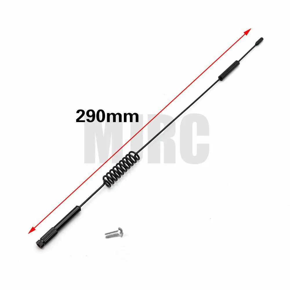 Antena decorativa de Metal para coche teledirigido, accesorio para 1/10 Trx-4 Defender Bronco Trx6 D90 D110 Axial Scx10 Rc4wd Tamiya Cc01 Rc