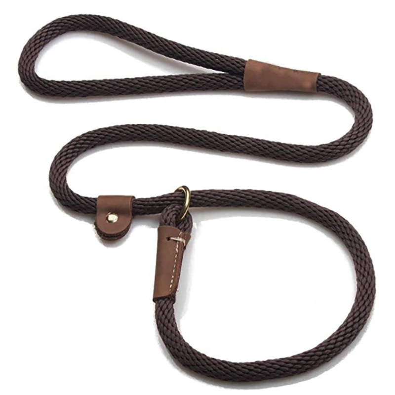 Slip Lead Rope Leash Small Medium and Large Dogs, 1/2\