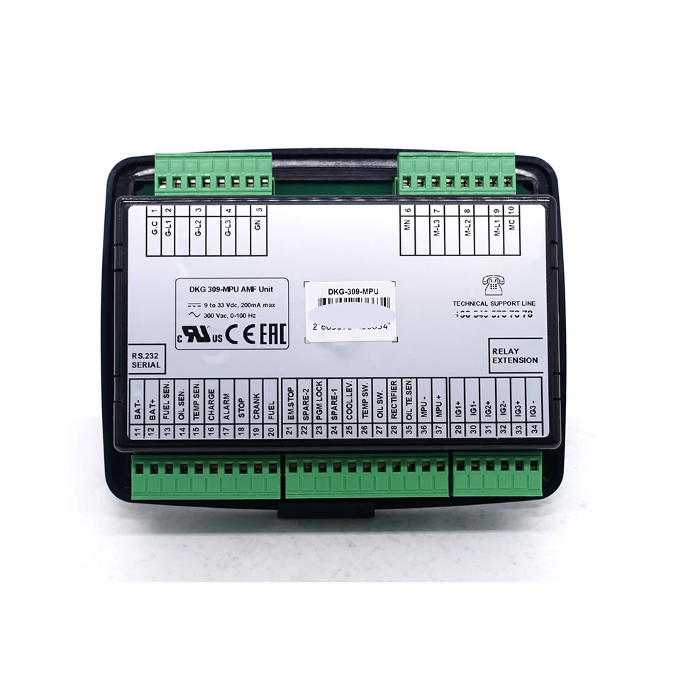 DKG309 DATAKOM Copy Genuine Controller Generator Manual Start Control Panel DKG 309 Automatic Mains Failure Unit