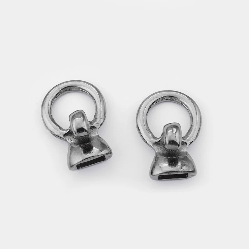 3pcs Tibetan Silver/Bronze/Gold Open Hook All in one Connectors Jewelry Findings Fit DIY Bracelet Making For 5mm Round Leather