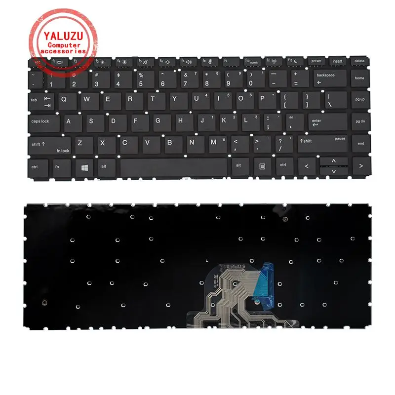 

US Laptop Keyboard FOR HP Probook 440 G6/445 G6/445R G6 HSN-Q15C HSN-Q24C HSN-Q21C ZHAN 66 PRO 14 G2/14 G3 Without Backlit